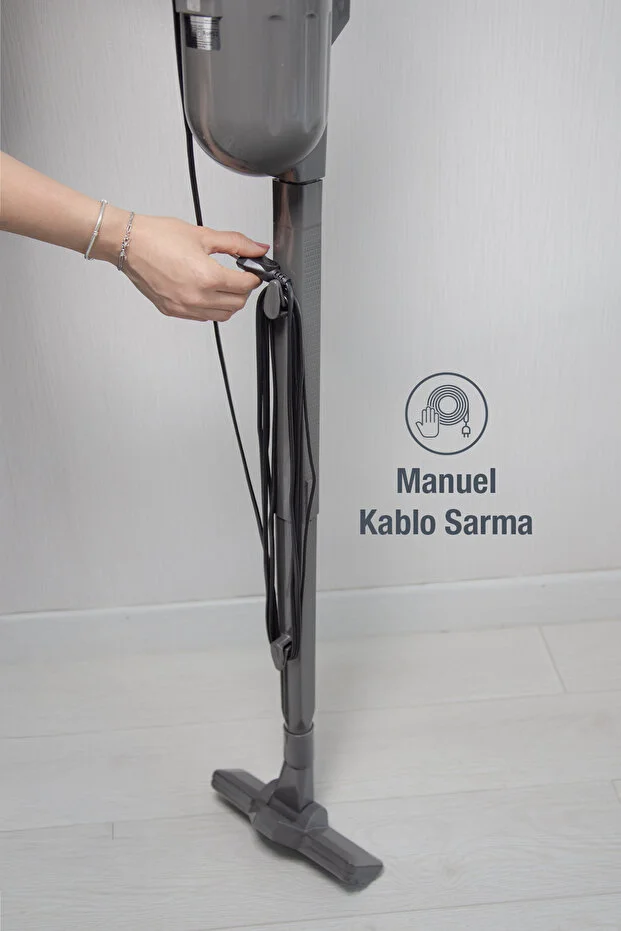 FANTOM Pratıc-S P1200 Toz Torbasız Dikey Süpürge Antrasit